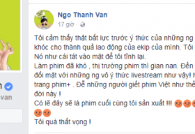 Ngô Thanh Vân chán nản vì ‘Cô Ba Sài Gòn’ bị quay lén