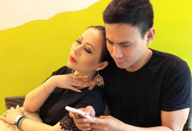 Trí Quang bị bắt gặp tình tứ cùng Hoa hậu Kristine Thảo Lâm tại Mỹ