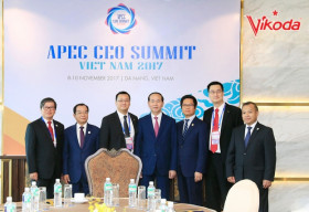 Nước khoáng Vikoda Khánh Hòa đồng hành APEC 2017