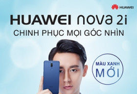 Huawei Việt Nam chính thức mở bán nova 2i phiên bản màu xanh
