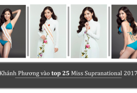 Khánh Phương  vào top 25 Hoa hậu siêu quốc gia – Miss Supranational 2017