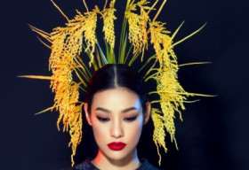 Lilly Nguyễn đầy duyên dáng với áo dài Lúa