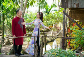 Thu Trang – Tiến Luật tạo điều kiện cho con trai thử sức với nghệ thuật