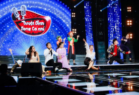 Rối mắt với ‘vũ điệu chém rau quả’ của các HLV Tuyệt đỉnh song ca nhí