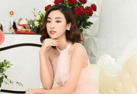 Hoa hậu Đỗ Mỹ Linh hóa nàng thơ mỏng manh giữa trời thu Hà Nội