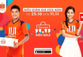 Hơn 1.111 thương hiệu tham gia vào ngày hội 11.11 Shopee siêu sale tại Việt Nam