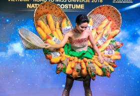 Hoa hậu H’Hen Niê mang bánh mì đi ‘chinh chiến’ Miss Universe 2018