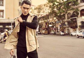 Lương Gia Huy ghi điểm với gu thời trang lịch lãm ‘chuẩn soái ca’