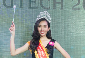 Thanh Khoa xuất sắc đăng quang Hoa khôi Miss HUTECH 2019