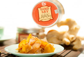 Gừng sấy mật ong: Món ăn vặt ngon lạ, bổ dưỡng ngày tết