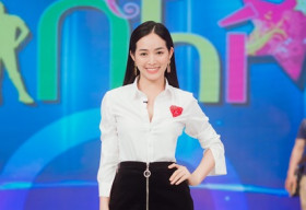 Mai Thanh Hà thanh lịch làm giáo khảo cùng Á hậu Trịnh Kim Chi