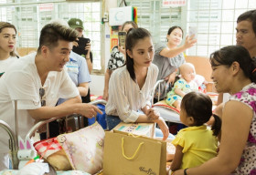 Đàm Vĩnh Hưng, Hoa hậu Tiểu Vy giản dị đi từ thiện