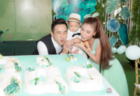 Lương Thế Thành – Thuý Diễm dành hơn 3 tháng chuẩn bị tiệc thôi nôi cho con trai