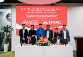 IPPG và Coca-Cola Việt Nam ký kết thỏa thuận hợp tác kinh doanh