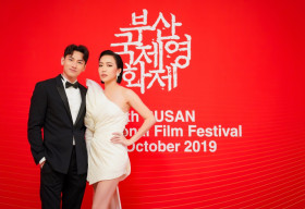 Isaac điển trai ‘hớp hồn’, Diệu Nhi kiêu sa đầm lệch vai trên thảm đỏ LHP quốc tế Busan 2019