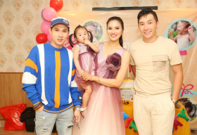 Nguyên Vũ chúc mừng sinh nhật công chúa đầu lòng của ”gái quê” Lê thị Phương
