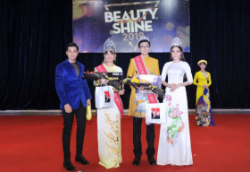 Nguyễn Lê Khánh Huyền và Trần Anh Tài rạng rỡ đăng quang Beauty and Shine 2019