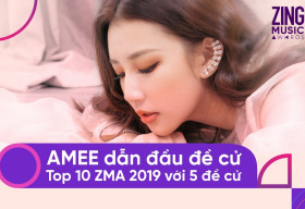 Top 10 ZMA 2019: AMEE ‘vượt mặt’ Jack & K-ICM dẫn đầu với 5 đề cử