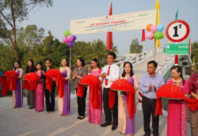 Khánh thành công trình cầu Phú Thạnh A tại Long Hồ, Vĩnh Long