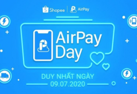 Giảm ngay 100K cho người dùng ví AirPay, duy nhất lúc 0h01’ ngày 09/07 tại Shopee