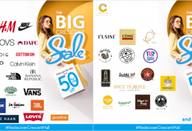 Hàng trăm nhãn hàng nổi tiếng khuyến mãi lớn tại Crescent Mall