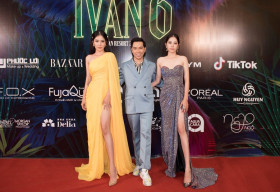 Nam Anh – Nam Em lộng lẫy trên thảm đỏ show thời trang của NTK Ivan Trần