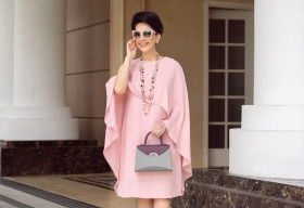 Diễm My xuống phố rực rỡ với 10 tông màu cho cùng một thiết kế