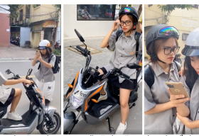 Trào lưu khoe xe xịn đét của giới trẻ Việt “gây bão” Tiktok đầu năm học mới