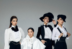 Khởi động ‘Người đẹp thời trang’, Hoa hậu Mỹ Linh, Tiểu Vy, Thùy Linh diện Menswear cực ngầu