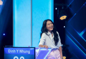 Đinh Y Nhung lần đầu tham gia gameshow kiến thức, trả lời đúng liên tiếp đến vòng cuối cùng