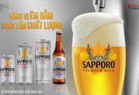 Sapporo Việt Nam tung ra sản phẩm Sapporo Premium Beer đổi mới đột phá