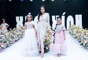 Dàn mẫu nhí Starkids ‘xúng xính’ diễn thời trang giữa vườn hoa hồng rực rỡ