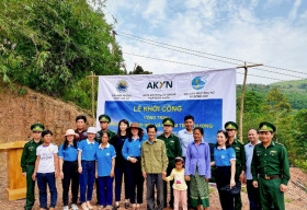 Tập đoàn AKYN hỗ trợ xây dựng công trình ‘Ánh sáng đường biên và Mái ấm tình thương’ tại Quảng Bình