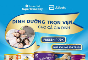 Abbott và Shopee chào đón Ngày Dinh dưỡng Gia đình, khuyến khích người Việt ăn uống hợp lý và sống lành mạnh