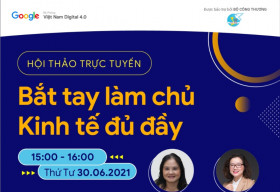 Hội thảo trực tuyến cho phụ nữ Việt: Bắt tay làm chủ – Kinh tế đủ đầy
