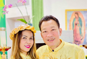 Trải qua thập tử nhất sinh, gia đình nghệ sỹ Cam Thơ – Lê Quang ấm êm kỷ niệm 27 năm ngày cưới