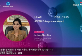 Phu nhân tỷ phú Johnathan Hạnh Nguyễn lại đoạt thêm giải Doanh nhân Châu Á 2021