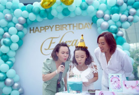 Con gái nghệ sĩ Việt Hương lần đầu mừng sinh nhật tại Việt Nam