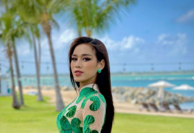 Hoa hậu Đỗ Hà đưa ‘đặc sản’ xứ Thanh vào trang phục truyền thống