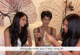 Kim Duyên mang Phở Việt đến với Miss Universe và bạn bè quốc tế