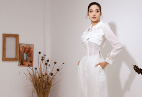 Hoa hậu Ninh Hoàng Ngân gợi ý các mẫu áo dài cách tân đẹp tinh tế cho mùa Tết 2022