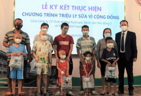 VinaCapital Foundation mở rộng chương trình ‘Triệu ly sữa vì cộng đồng’