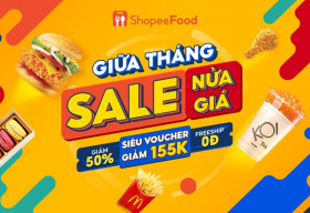 ShopeeFood Ngày 15 Sale Đồng Giá – Khám phá ngay bộ sưu tập món ngon chỉ từ 1.000 đồng