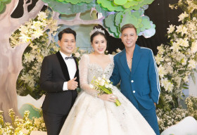 Hồ Bích Trâm đám cưới, CEO John Phạm ‘bỏ hết việc’ ở Mỹ về nước chúc mừng