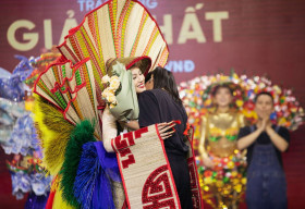 ‘Chiếu Cà Mau’ giành Giải Nhất Thiết kế Trang phục Dân tộc Hoa hậu Hoàn vũ Việt Nam 2022