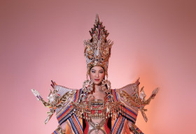 Cận cảnh ‘Hùng ca biển cả’ – Trang phục dân tộc Kim Duyên mang đến Miss Supranational 2022