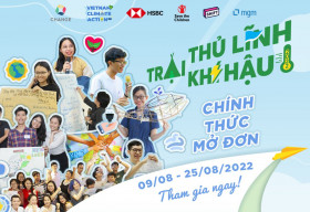 ‘Trại Thủ Lĩnh Khí Hậu Việt Nam’ 2022 tìm kiếm những bạn trẻ tài năng và máu lửa