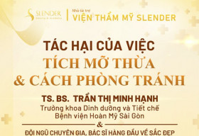 Tác hại của việc tích mỡ thừa và cách phòng tránh cùng TS.BS. Trần Thị Minh Hạnh