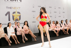 Nóng bỏng phần thi bikini sơ khảo Hoa hậu Siêu Quốc gia Việt Nam 2022