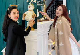 Vy Oanh, Nhật Kim Anh đến Đà Lạt ghé thăm Lynn Villa hơn triệu đô của Kiều Linh